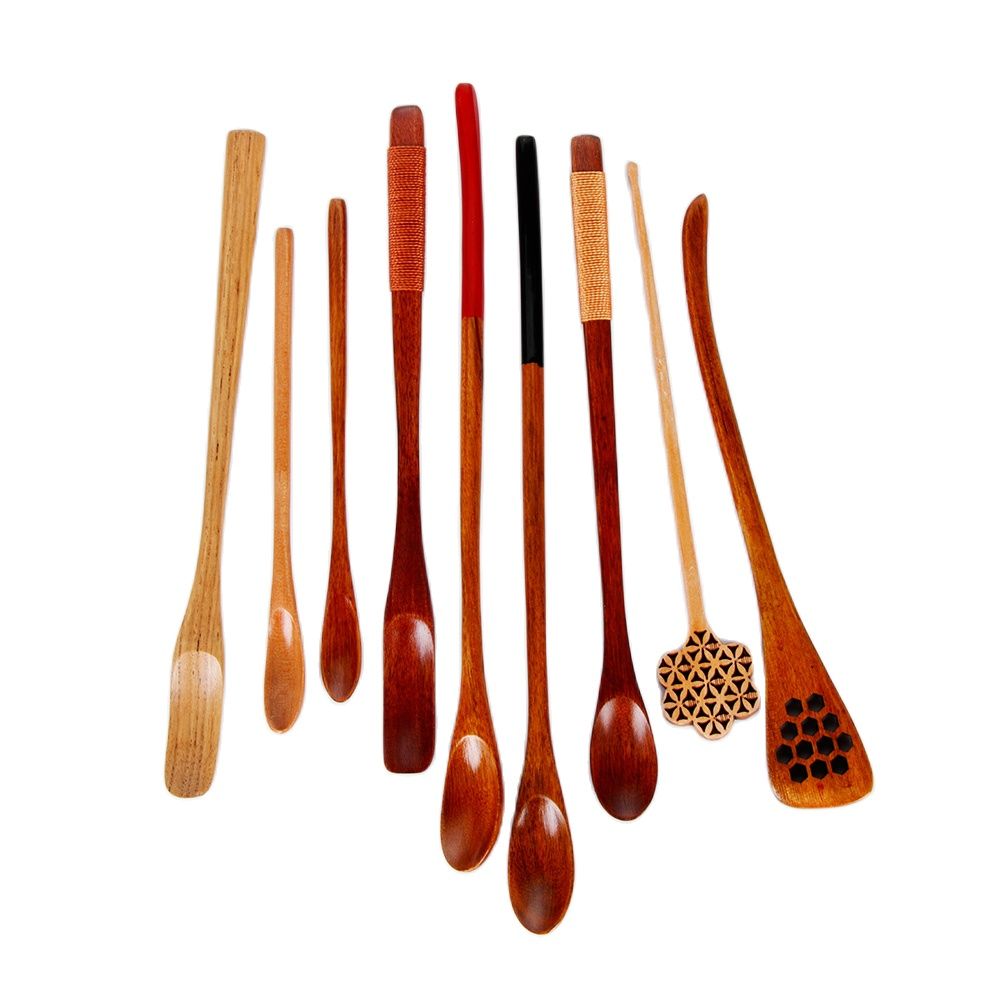 Bamboo Cutlery Set - Utensílio De Cozinha De Madeira Para