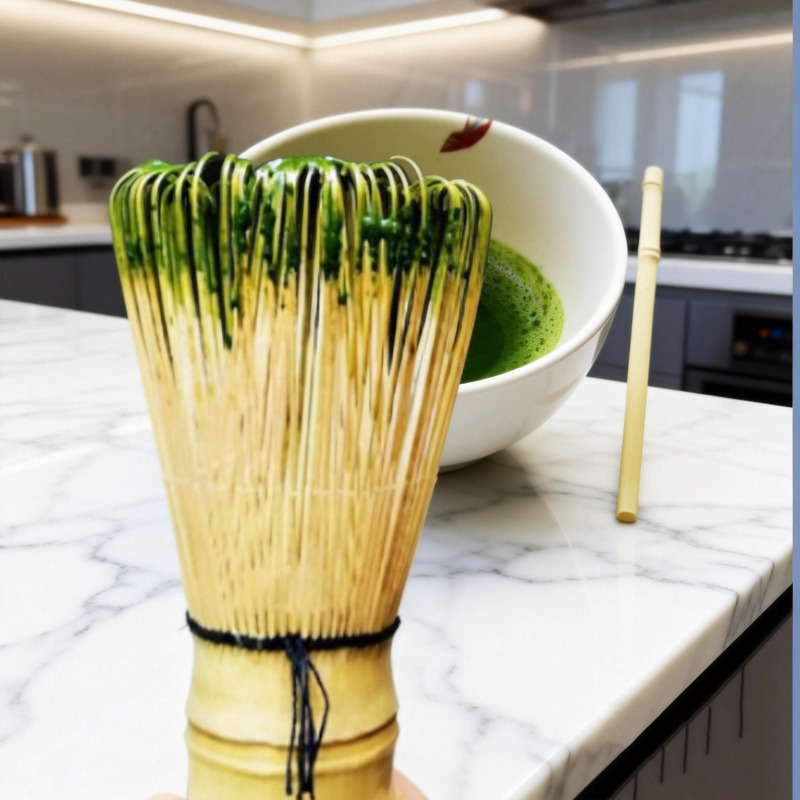 Bamboo Cutlery Set - Batedor de chá matcha japonês -