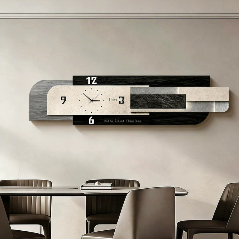 Luxury Lifestyle Aesthetic - Relógio de Parede Luxuoso para Sala