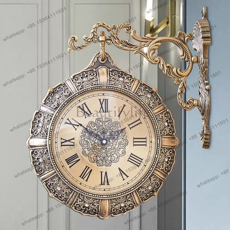 Luxury Lifestyle Aesthetic - Relógio de Parede Retro Nórdico Silencioso