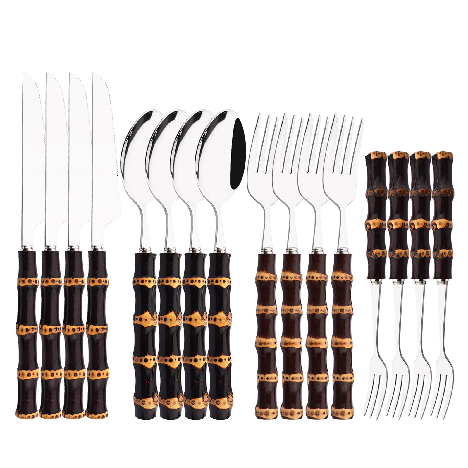 Bamboo Cutlery Set - Conjunto de Talheres de Bambu com