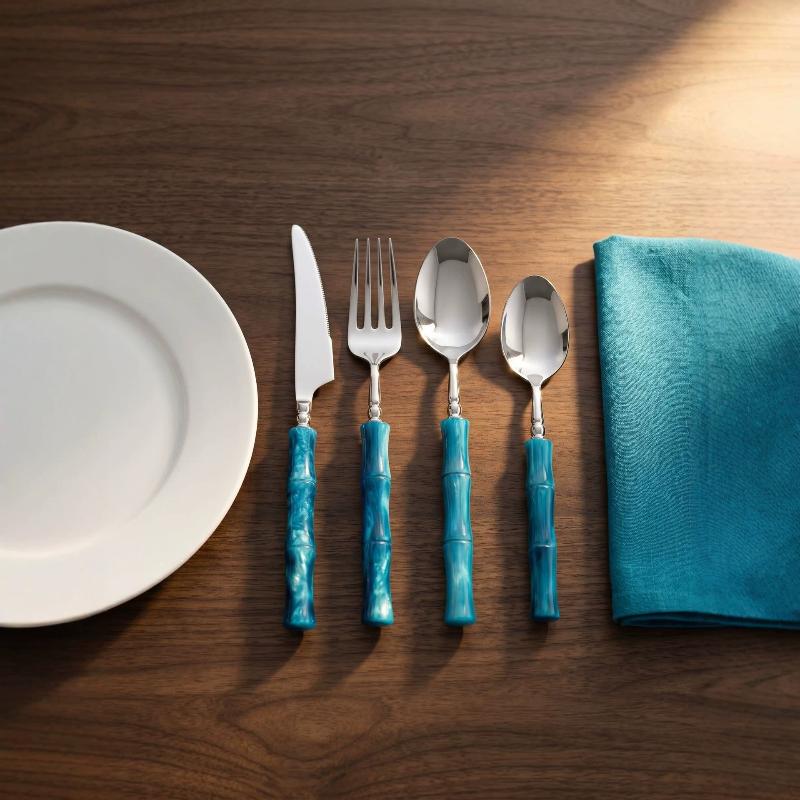 Conjunto de Talheres de Aço In - Bamboo Cutlery Set avaliação e preço
