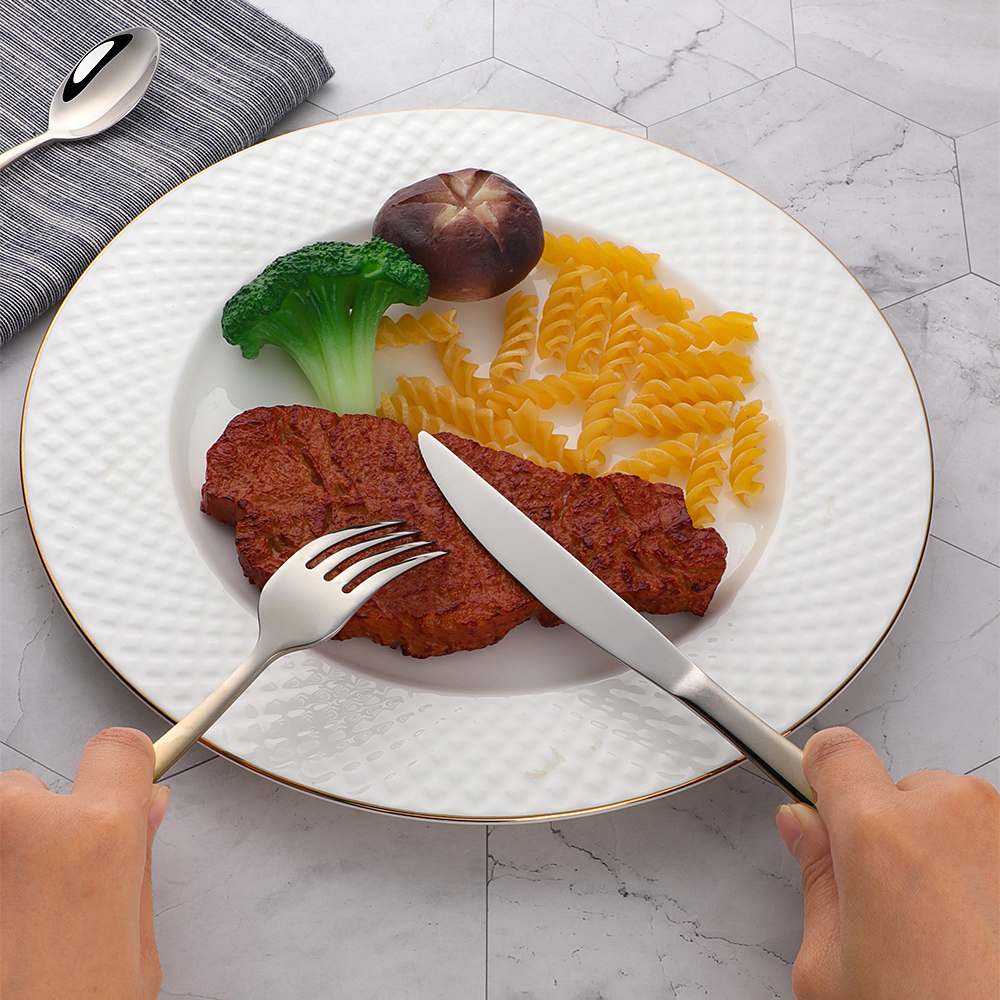 Conjunto de talheres de arco-í - Gold Plated Cutlery avaliação e preço