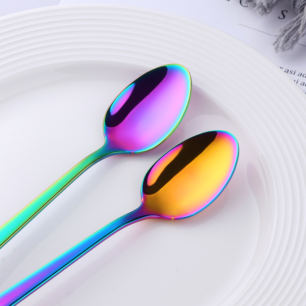 Colher de sorvete em aço inoxi - Gold Plated Cutlery avaliação e preço