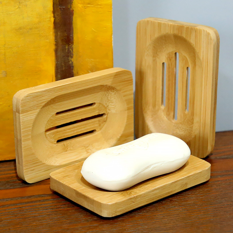 1 pc saboneteira de madeira de - Bamboo Cutlery Set avaliação e preço