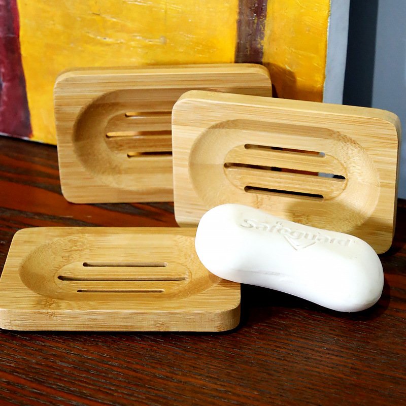 1 pc saboneteira de madeira de - Bamboo Cutlery Set avaliação e preço