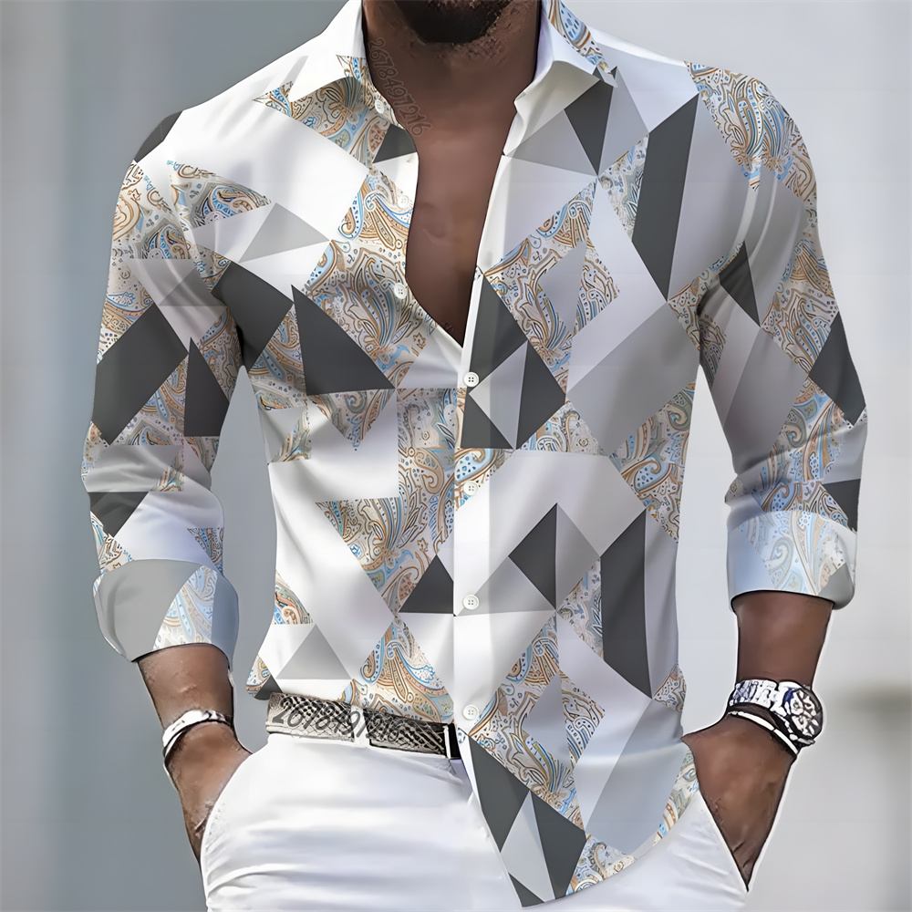 Camisa masculina de manga comp - Luxury Lifestyle Men avaliação e preço
