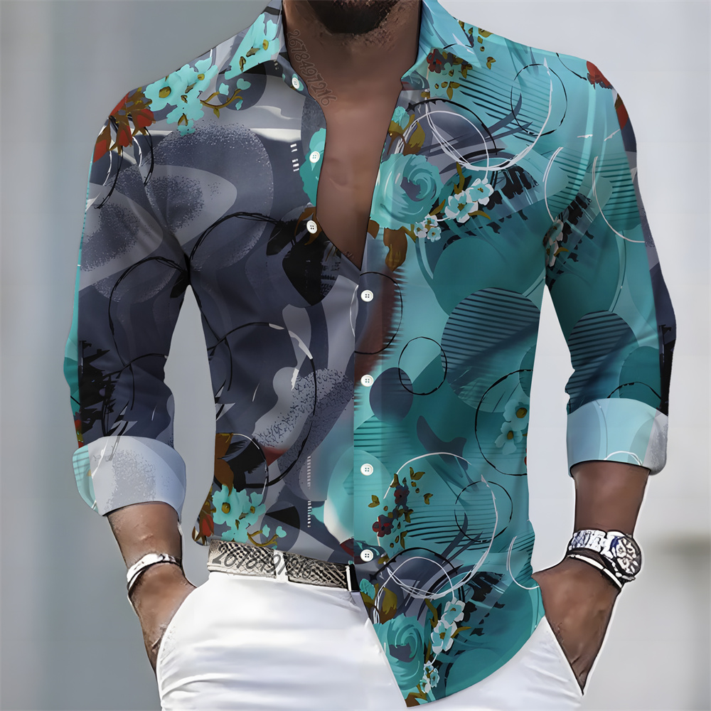 Camisa masculina de manga comp - Luxury Lifestyle Men avaliação e preço