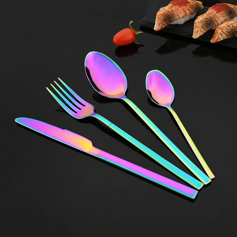 16 pçs conjunto de talheres de - Gold Plated Cutlery avaliação e preço