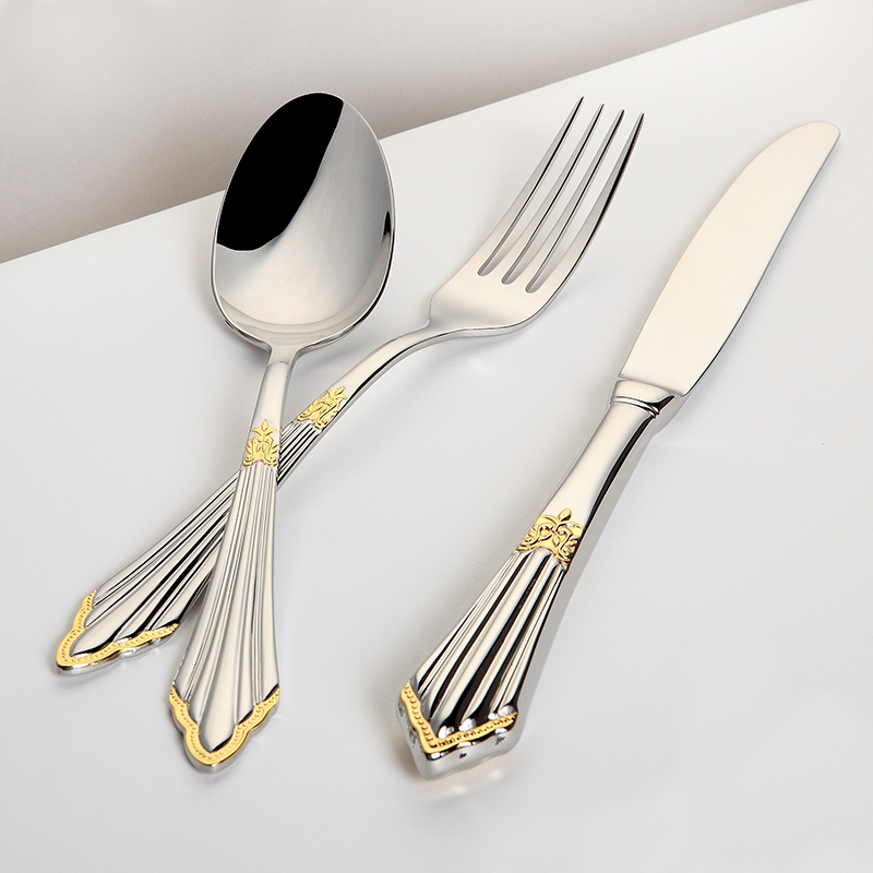 Banhado a ouro Conjunto de tal - Gold Plated Cutlery avaliação e preço