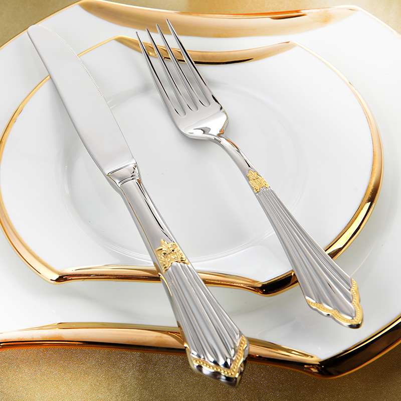 Banhado a ouro Conjunto de tal - Gold Plated Cutlery avaliação e preço