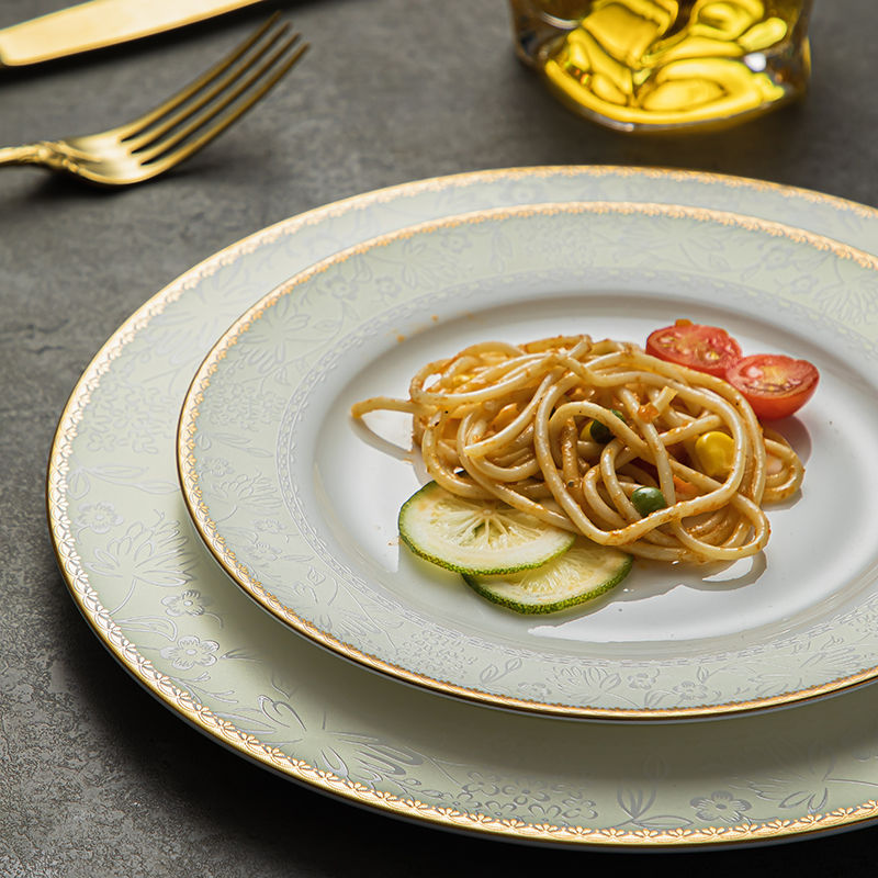 Criativo banhado a ouro floral - Gold Plated Cutlery avaliação e preço