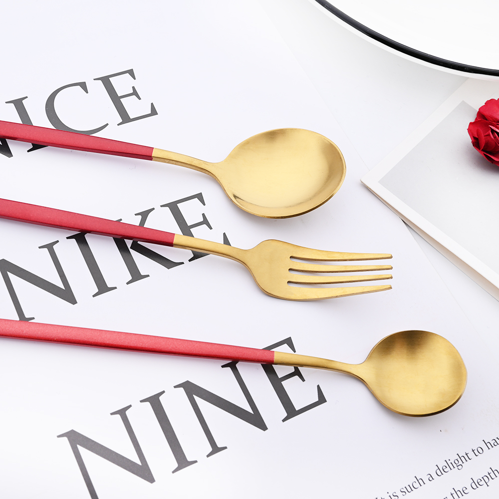 Drmfiy conjunto de talheres de - Gold Plated Cutlery avaliação e preço