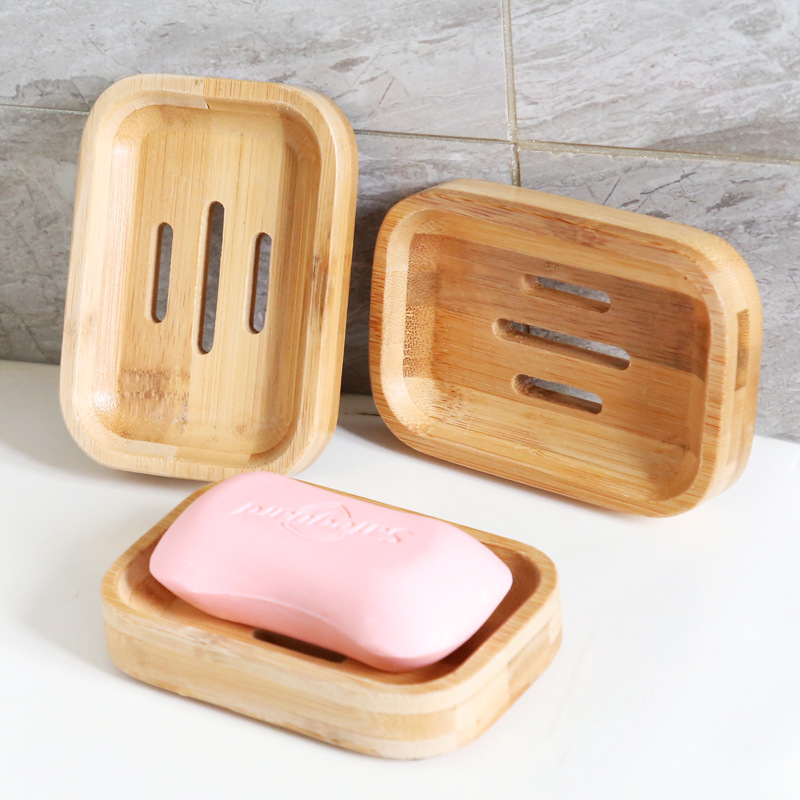 1 pc saboneteira de madeira de - Bamboo Cutlery Set avaliação e preço