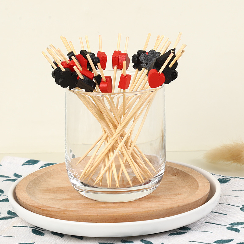 100 pçs casino las vegas poker - Bamboo Cutlery Set avaliação e preço