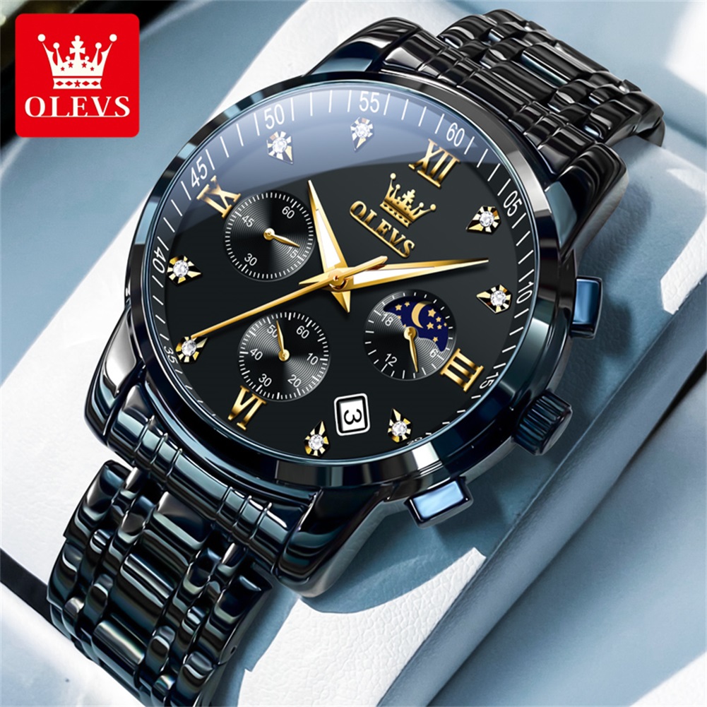 Olevs relógios masculinos popu - Luxury Lifestyle Men avaliação e preço