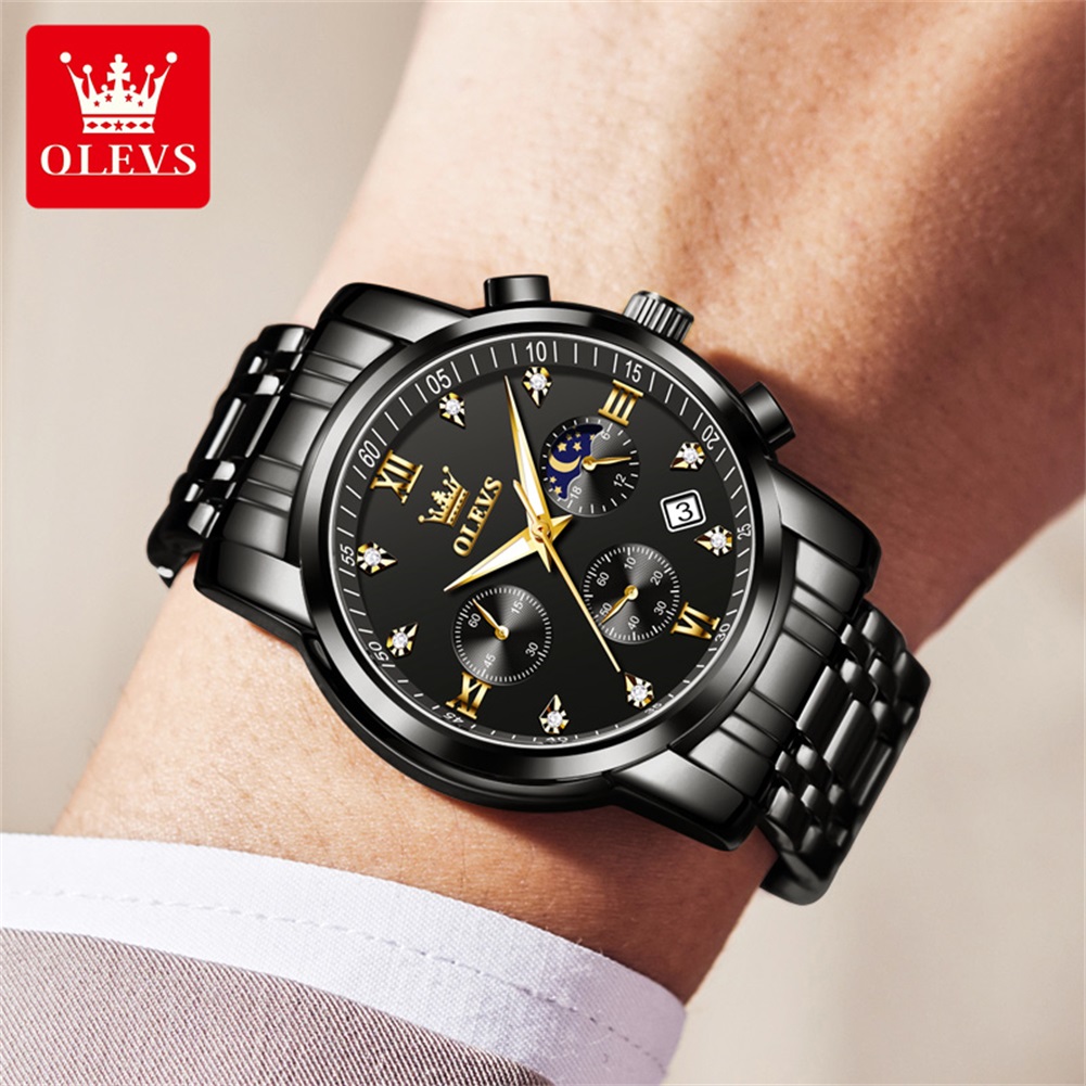 Olevs relógios masculinos popu - Luxury Lifestyle Men avaliação e preço