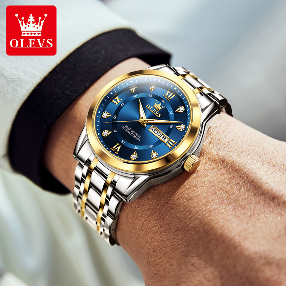 Olevs marca moda relógios masc - Luxury Lifestyle Men avaliação e preço