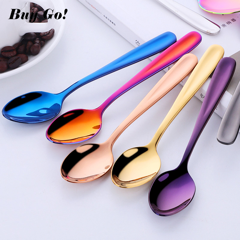 Conjunto de mini colher de aço - Gold Plated Cutlery avaliação e preço
