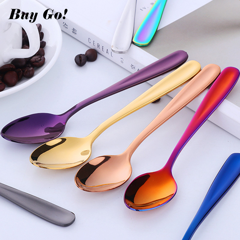 Conjunto de mini colher de aço - Gold Plated Cutlery avaliação e preço