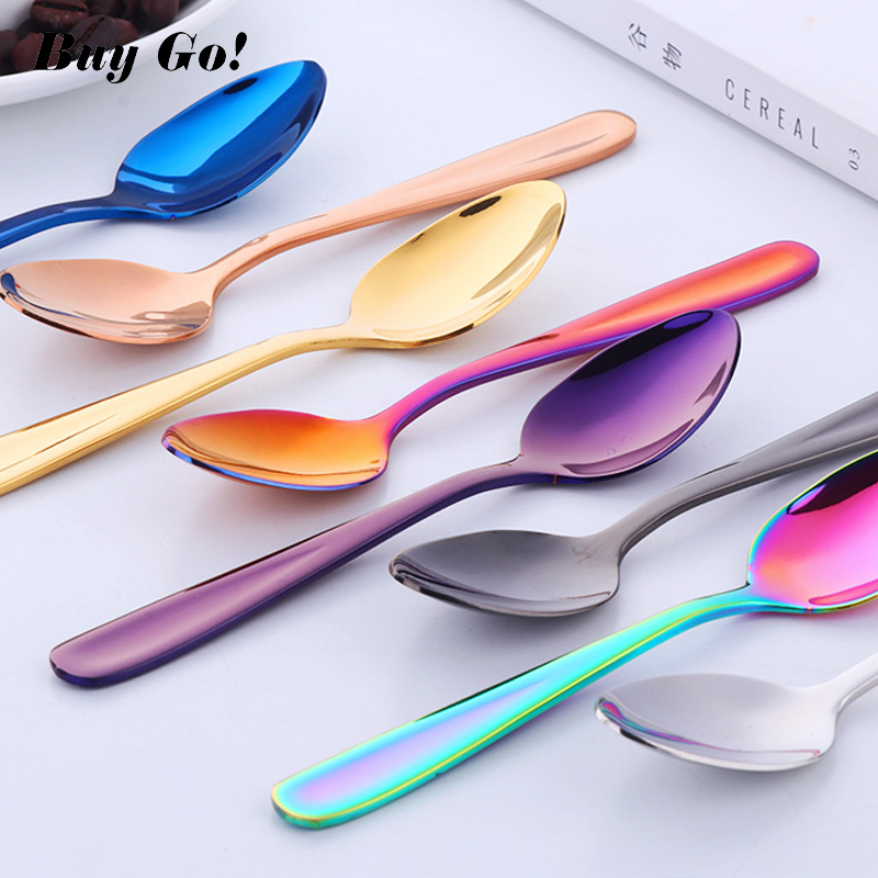 Conjunto de mini colher de aço - Gold Plated Cutlery avaliação e preço