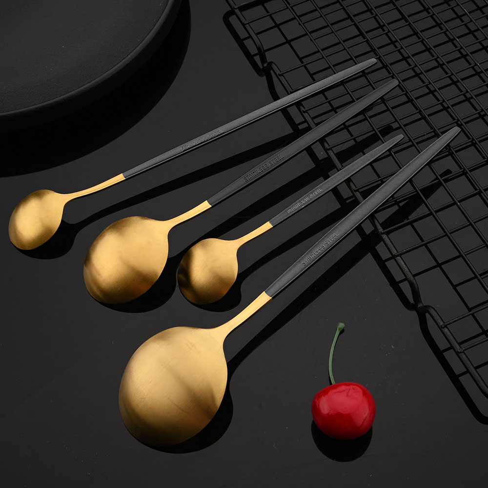 Conjunto De Louça De Aço Inoxi - Gold Plated Cutlery avaliação e preço